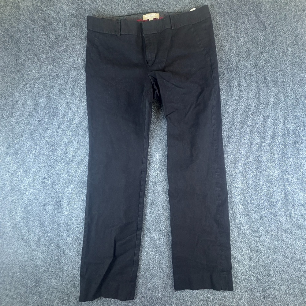 Banana Republic Sloan Pants Womens 32x27 Black Stretch Pockets Casual Straight